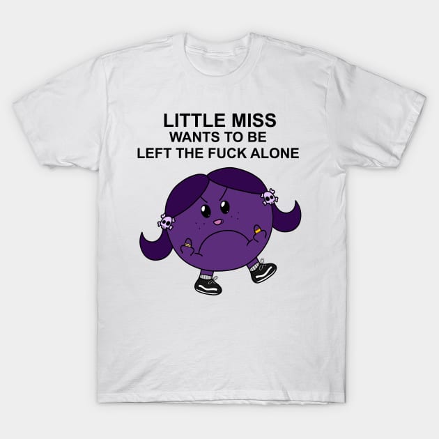 Little Miss Attitude. T-Shirt by alexhefe